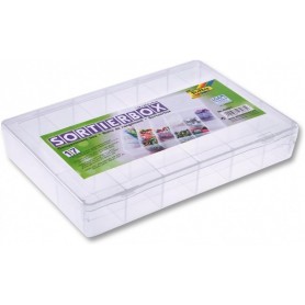 folia Bote de rangement, PP, 17 compartiments, transparent
