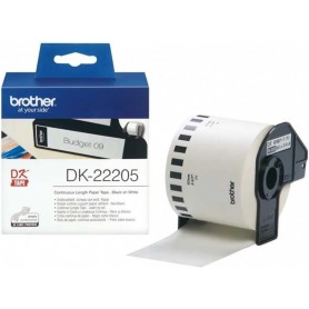 brother DK-22205 Etiquettes en continu papier, 62mm x 30,48m