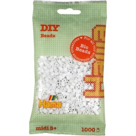 Hama Perles repasser Bio midi, sachet, blanc