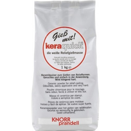 KNORR prandell Masse de coule keraquick, blanc, 1 kg