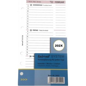 bind Recharge 2025 pour agenda A6 modle 10603
