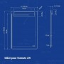 MAUL Porte-bloc MAULgo uni Recycling, A4, bleu