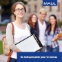 MAUL Porte-bloc MAULgo uni Recycling, A4, bleu