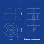 MAUL Distributeur de trombones MAULpro Recycling, blanc