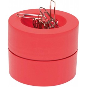 MAUL Distributeur de trombones MAULpro Recycling, rouge