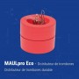 MAUL Distributeur de trombones MAULpro Recycling, rouge