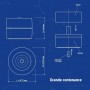 MAUL Distributeur de trombones MAULpro Recycling, bleu