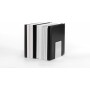 MAUL Serre-livres, en aluminium, (L)80 x (P)100 x (H)100 mm