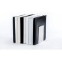 MAUL Serre-livres, en aluminium, (L)100 x (P)100 x (H)130 mm