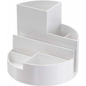 MAUL Multipot MAULrundbox Recycling, rond, blanc