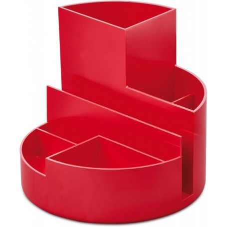 MAUL Multipot MAULrundbox Recycling, rond, rouge