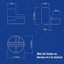 MAUL Multipot MAULrundbox Recycling, rond, bleu
