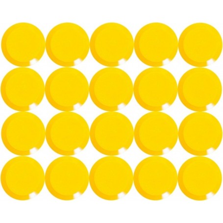 MAUL Aimant facettes MAULpro, diamtre: 15 mm, jaune