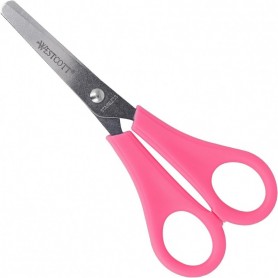 WESTCOTT Ciseaux de bricolage pour enfants, rose