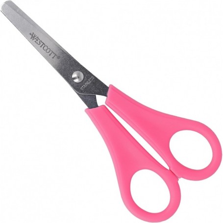WESTCOTT Ciseaux de bricolage pour enfants, rose