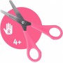 WESTCOTT Ciseaux de bricolage pour enfants, rose