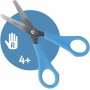 WESTCOTT Ciseaux de bricolage pour enfants, bleu