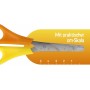 WESTCOTT Ciseaux de bricolage pour enfants, jaune/orange