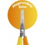WESTCOTT Ciseaux de bricolage pour enfants, jaune/orange
