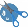 WESTCOTT Ciseaux de bricolage pour enfants, bleu