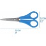 WESTCOTT Ciseaux de bricolage pour enfants, bleu
