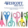 WESTCOTT Ciseaux de bricolage pour enfants, bleu