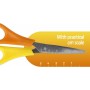 WESTCOTT Ciseaux de bricolage pour enfants, jaune/orange
