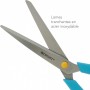 WESTCOTT Ciseaux Easy Grip, set de 3, turquoise/jaune citron