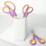 WESTCOTT Ciseaux Easy Grip, set de 3, cassis/jaune citron