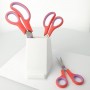 WESTCOTT Ciseaux Easy Grip, set de 3, rouge corail/cassis