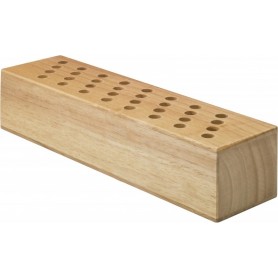 WESTCOTT Bloc pour ciseaux, bois, non garni, pour 32 paires