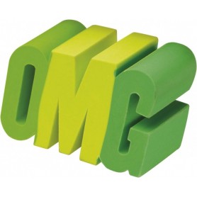 WESTCOTT Gomme en plastique OMG, vert