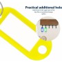WESTCOTT Porte-cl avec anneau, pack de 4, assorti