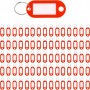 WESTCOTT Porte-cl avec anneau, pack de 100, rouge