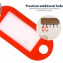 WESTCOTT Porte-cl avec anneau, pack de 100, rouge