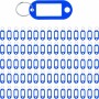 WESTCOTT Porte-cl avec anneau, pack de 100, bleu fonc
