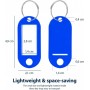 WESTCOTT Porte-cl avec anneau, pack de 100, assorti