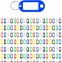 WESTCOTT Porte-cl avec anneau, pack de 200, assorti