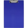 WESTCOTT Porte-bloc pince, plastifi, A4, bleu