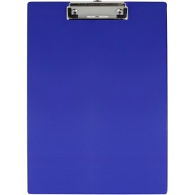 WESTCOTT Porte-bloc pince, plastifi, A4, bleu