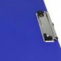 WESTCOTT Porte-bloc pince, plastifi, A4, bleu
