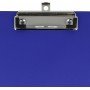 WESTCOTT Porte-bloc pince, plastifi, A4, bleu