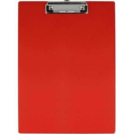 WESTCOTT Porte-bloc pince, plastifi, A4, rouge