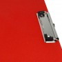 WESTCOTT Porte-bloc pince, plastifi, A4, rouge