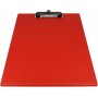 WESTCOTT Porte-bloc pince, plastifi, A4, rouge
