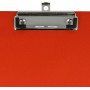 WESTCOTT Porte-bloc pince, plastifi, A4, rouge
