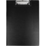 WESTCOTT Chemise porte-bloc pince, plastifi, A4, noir