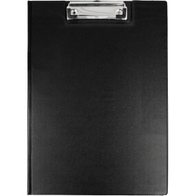 WESTCOTT Chemise porte-bloc pince, plastifi, A4, noir