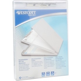WESTCOTT Bote porte-formulaire en aluminium, A4