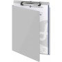 WESTCOTT Chemise porte-bloc pince en aluminium, A4, argent